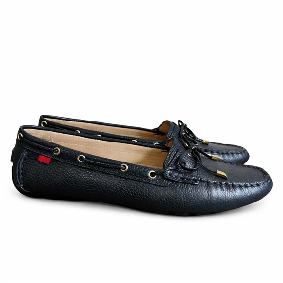 Marc Joseph Rockaway Navy Blue Leather Loafers Women’s 8.5 NWOT Luxury Comfy